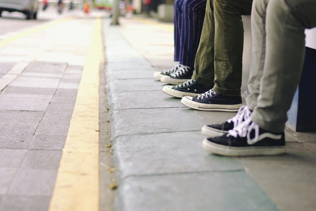 Czarne męskie trampki